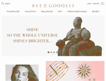 Tablet Screenshot of beegoddess.com